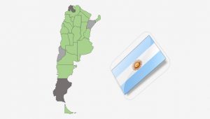 نقشه کشور آرژانتین