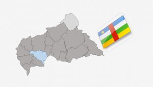 نقشه کشور آفریقای مرکزی