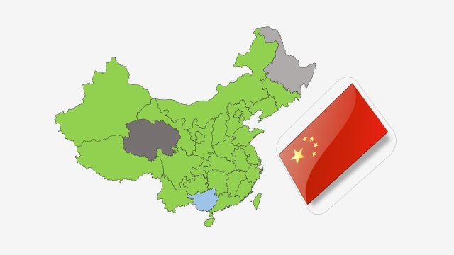 نقشه کشور چین