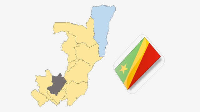 نقشه کشور جمهوری کنگو