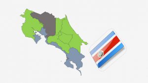 نقشه کشور کاستاریکا