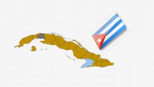 نقشه کشور کوبا