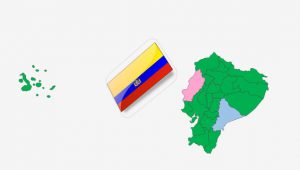 نقشه کشور اکوادور