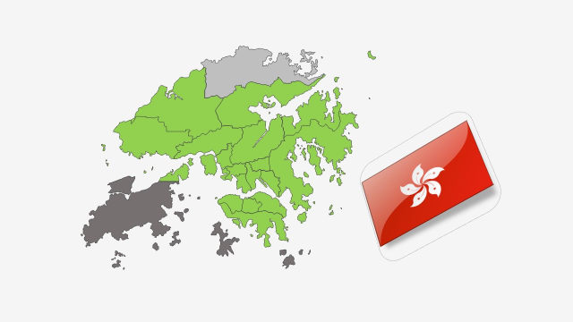 نقشه کشور هنگ کنگ