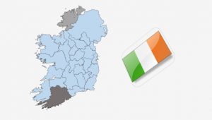 نقشه کشور ایرلند