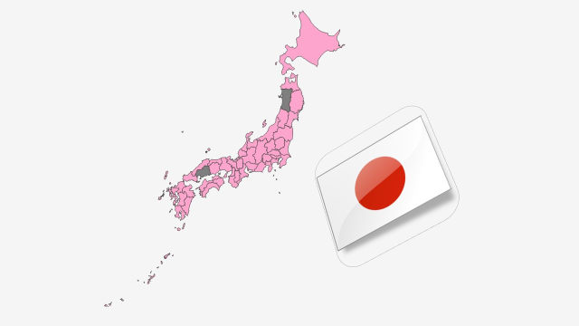 نقشه کشور ژاپن