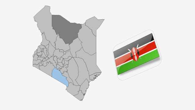 نقشه کشور کنیا