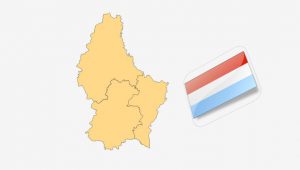 نقشه کشور لوکزامبورگ