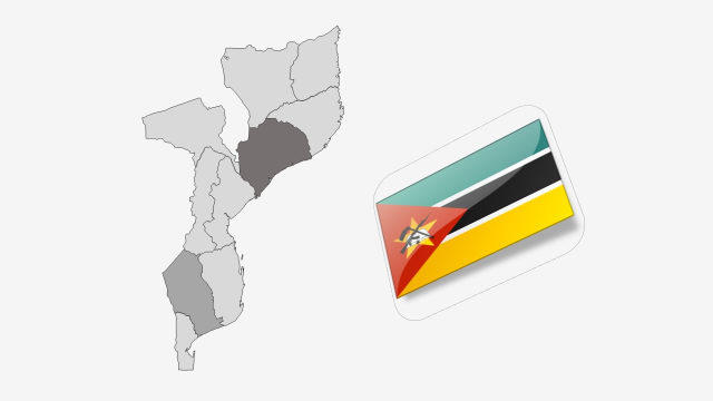 نقشه کشور موزامبیک