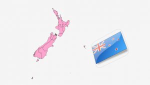 نقشه کشور نیوزیلند