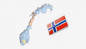 نقشه کشور نروژ