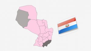 نقشه کشور پاراگوئه