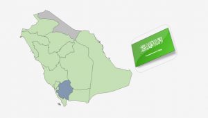 نقشه کشور عربستان