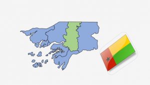 نقشه و پرچم کشور گینه بیسائو