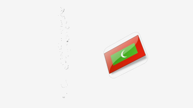 نقشه و پرچم کشور مالدیو