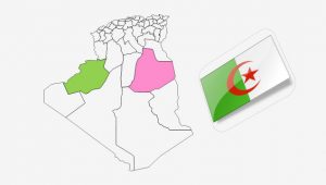 نقشه کشور الجزایر